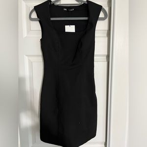 Zara mini black dress, NWT